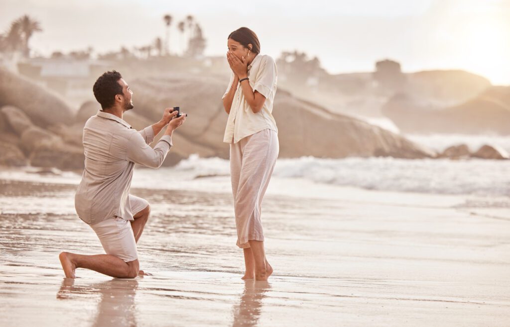 Diamond Engagement Proposal Idea